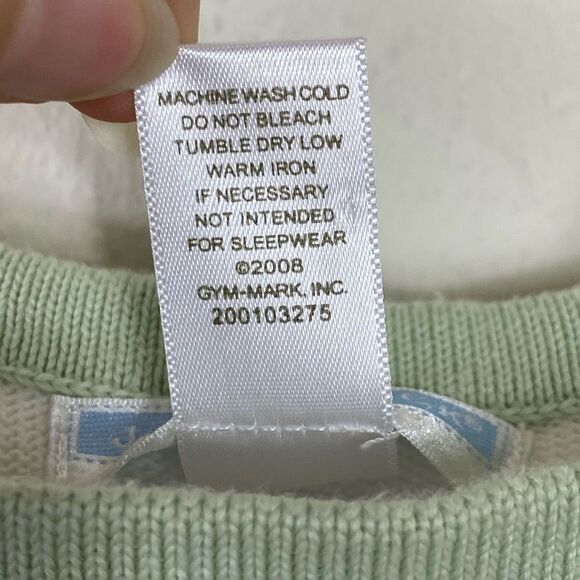 Janie & Jack Green & White Elephant Embroidered Overall One Piece 3-6M - Picture 7 of 8